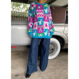 🔥Party Sweater Holiday Winter Festive Christmas Grandma Ugly Sweater Gnome Elf